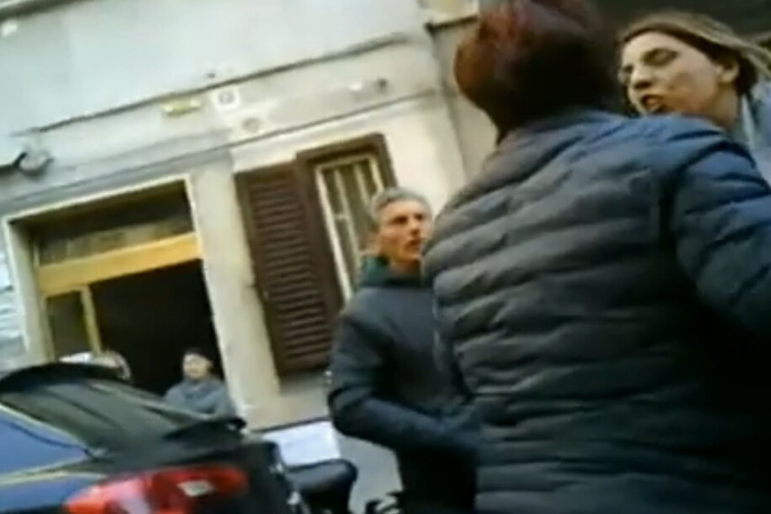 Il momento dell'aggressione