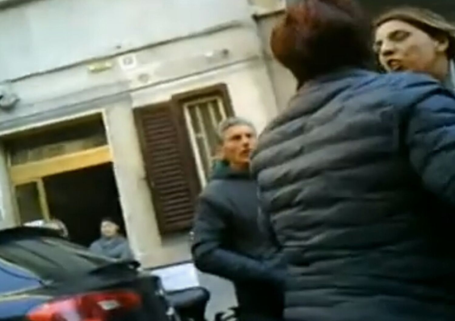 Il momento dell'aggressione