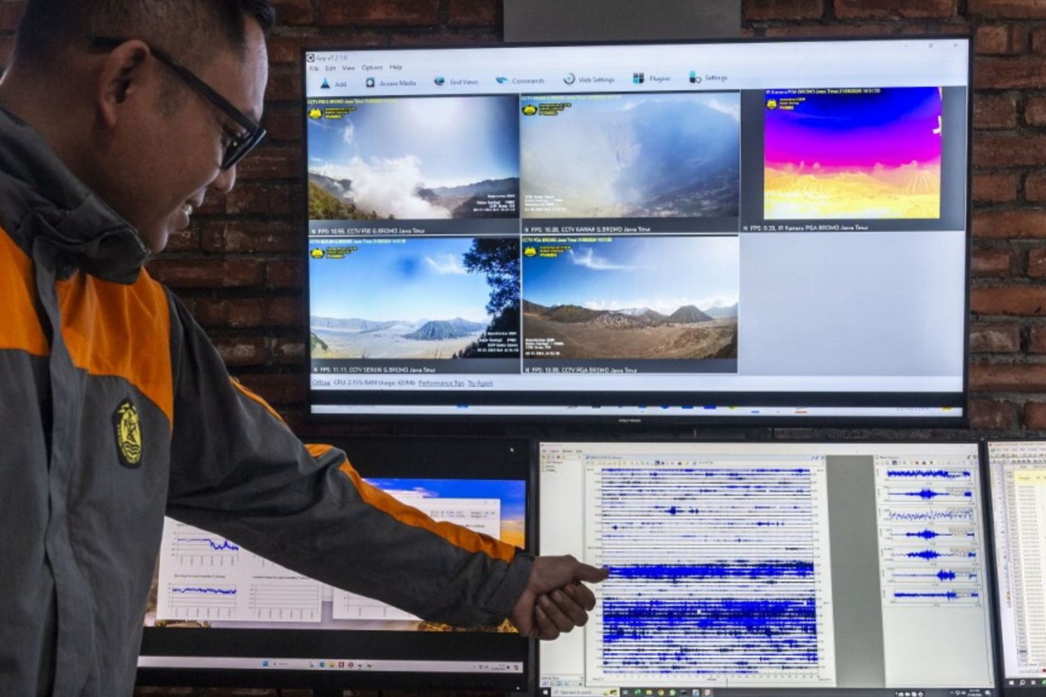 Sismografo, terremoto