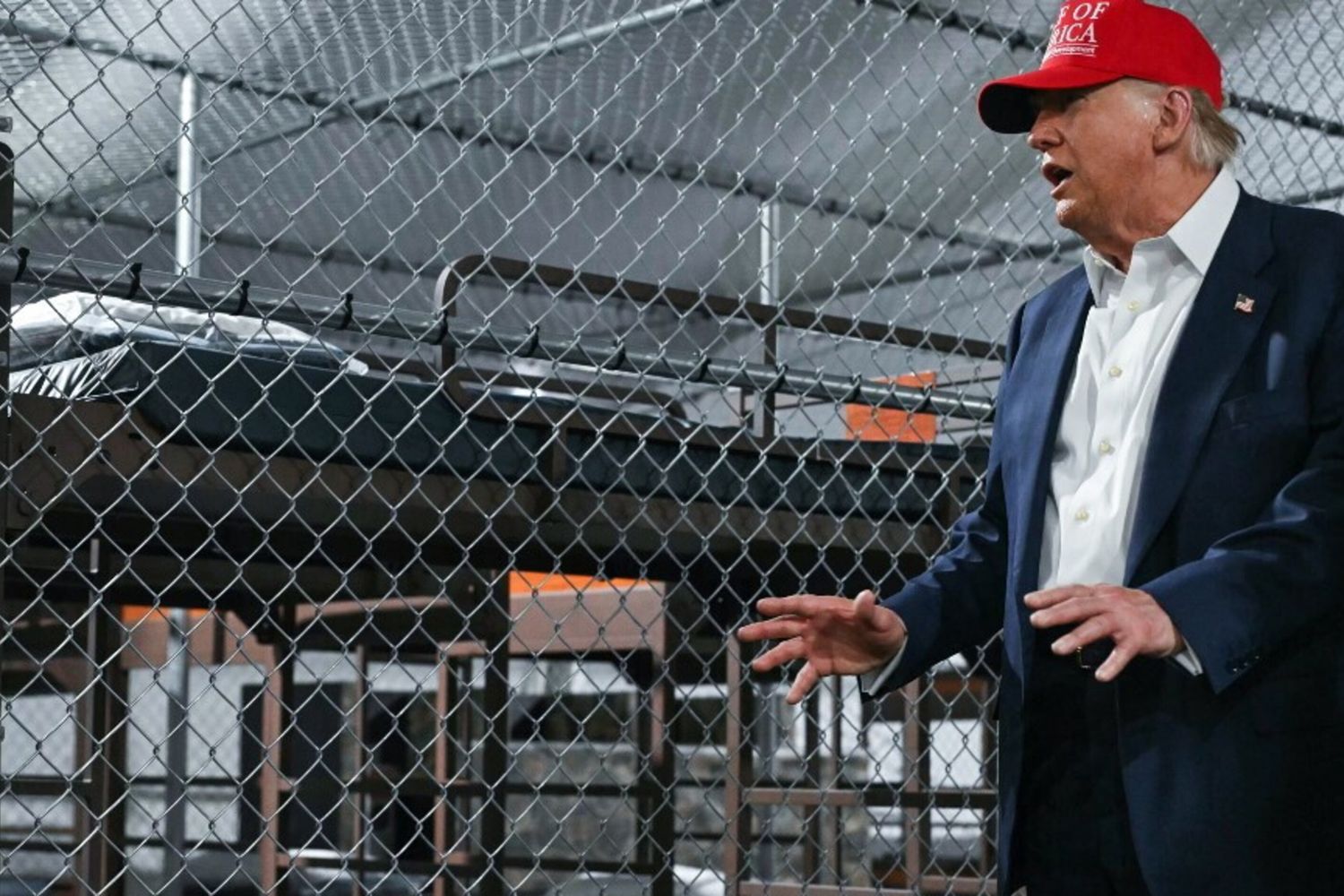 Visita di Donald Trump al centro Alligator Alcatraz