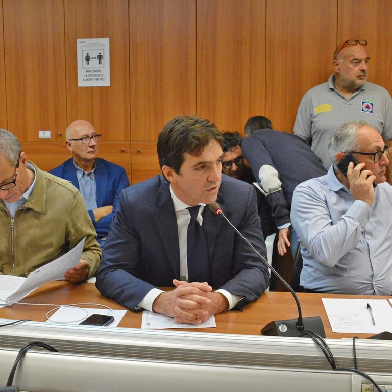Il presidente della regione Marche Francesco Acquaroli&nbsp;