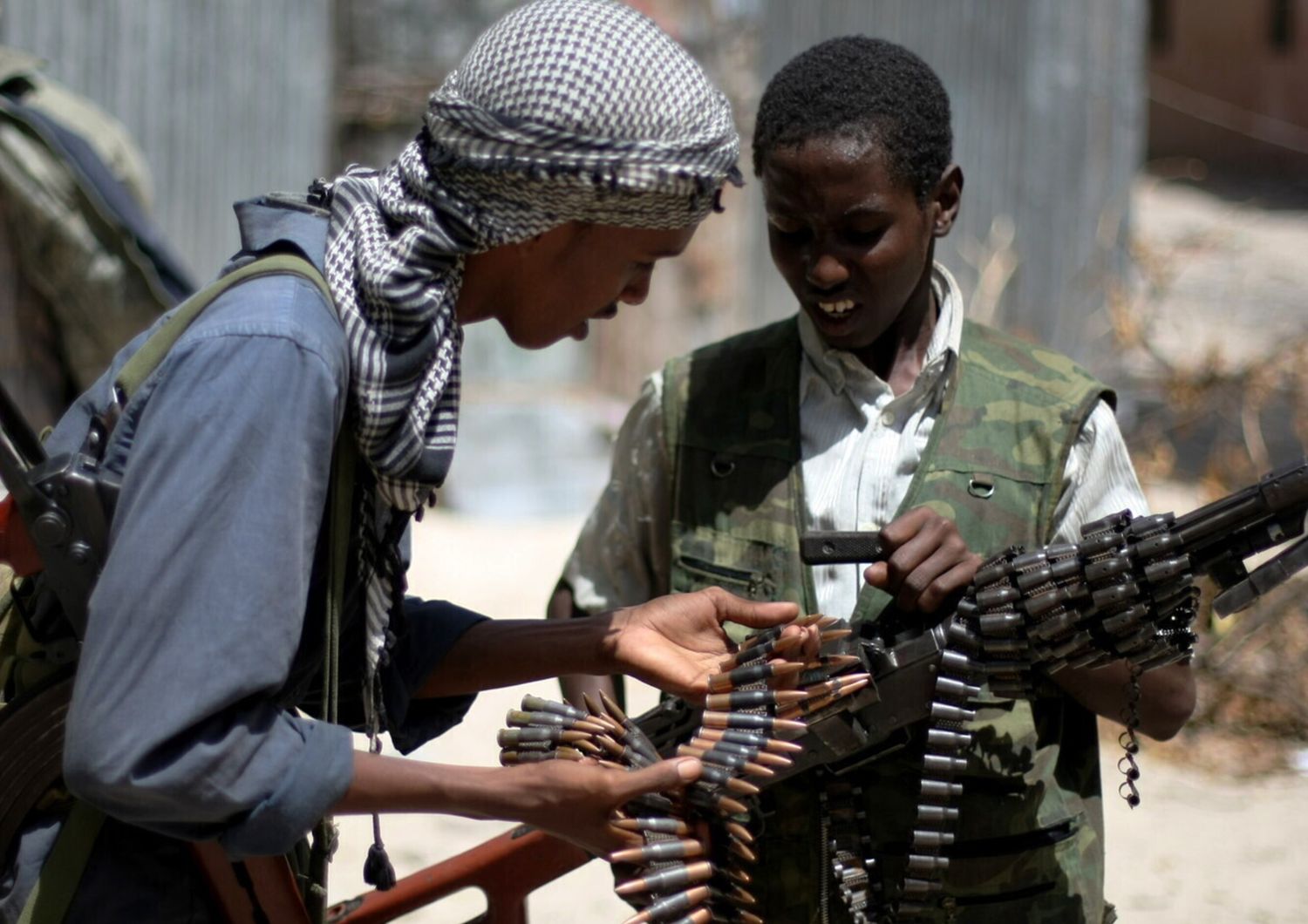 Miliziani somali di al Shebab nel 2009