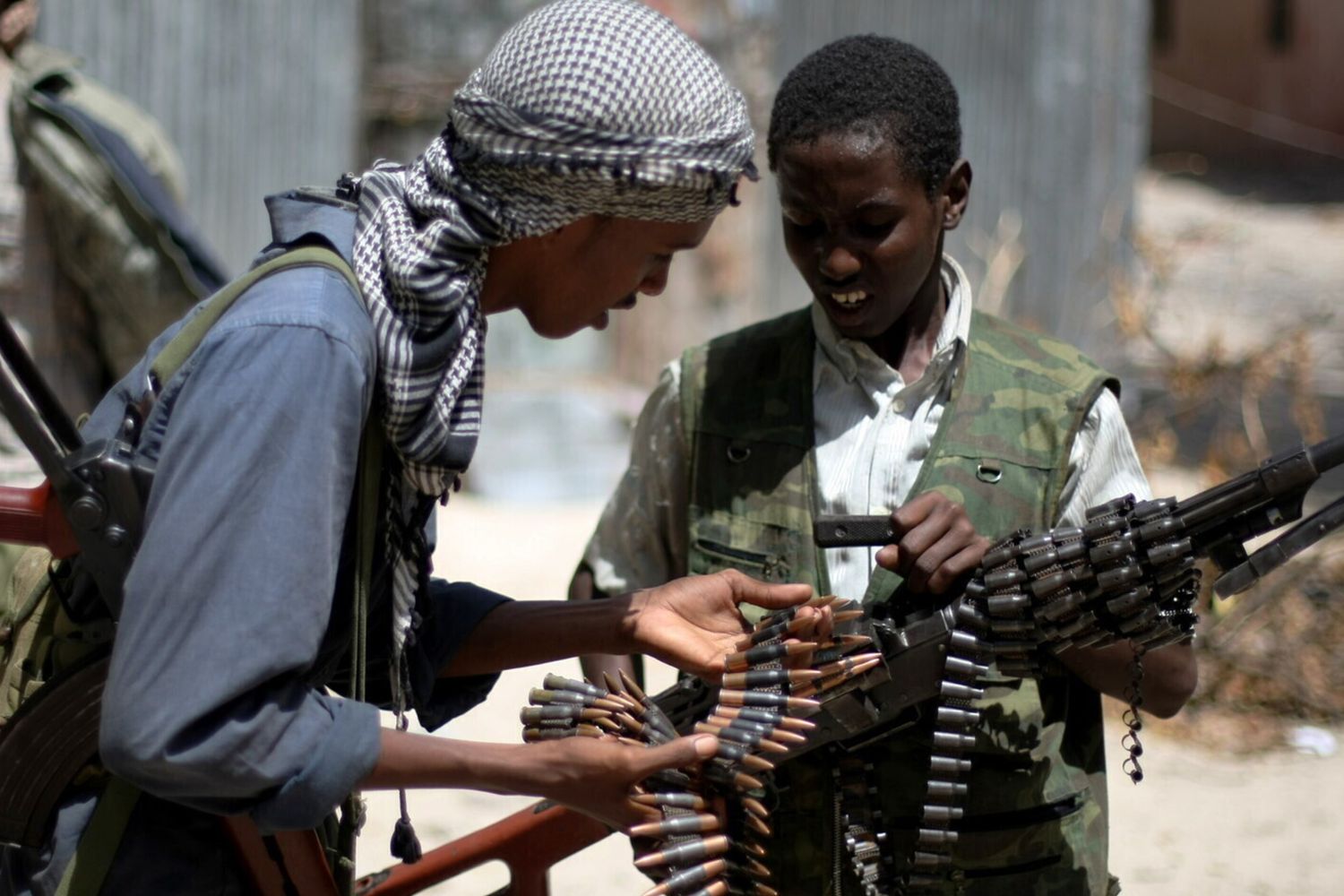 Miliziani somali di al Shebab nel 2009
