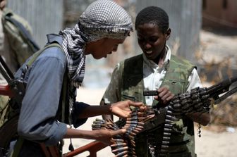 Miliziani somali di al Shebab nel 2009