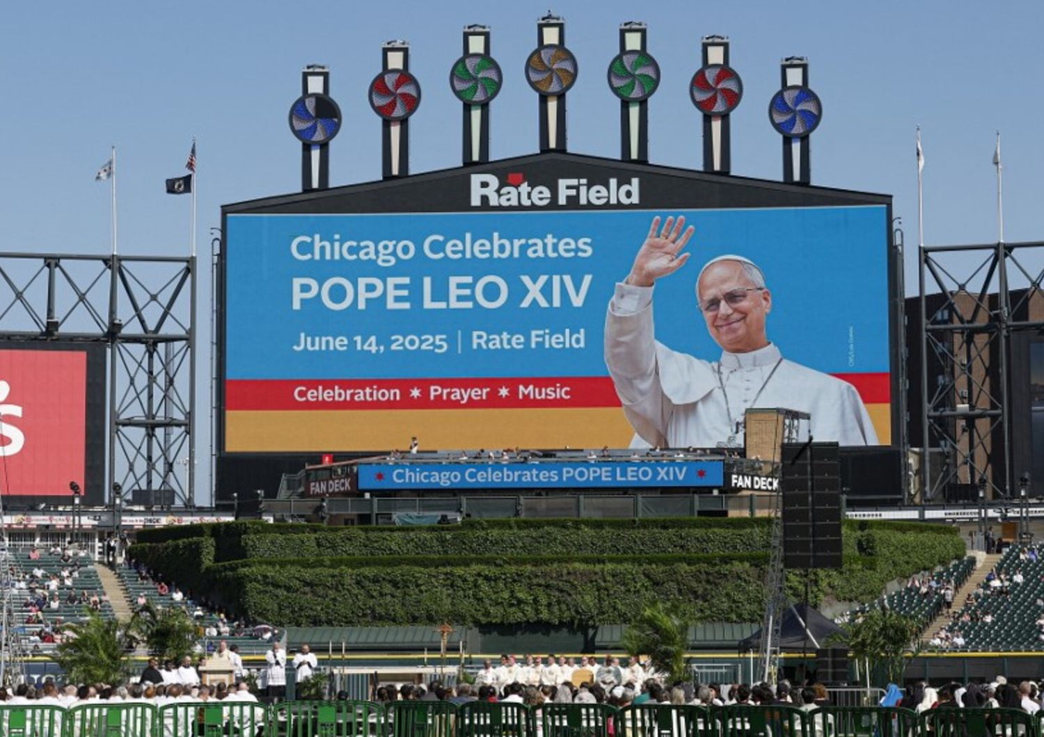 Celebrazioni a Chicago per Papa Leone