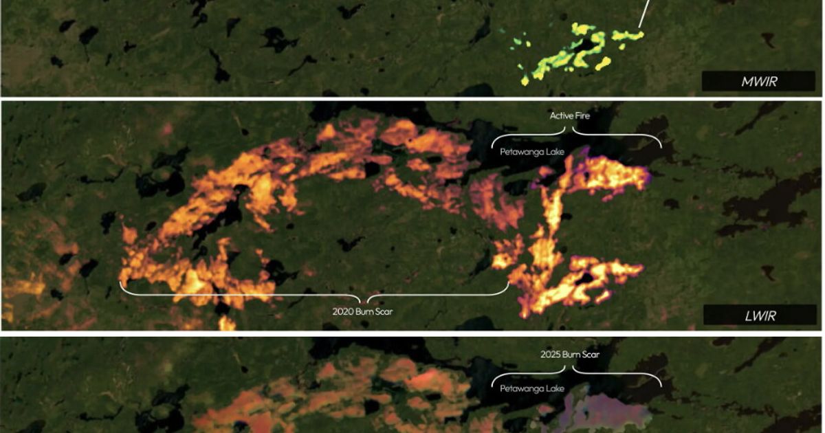 le prime foto di firesat l8217occhio di google sugli incendi