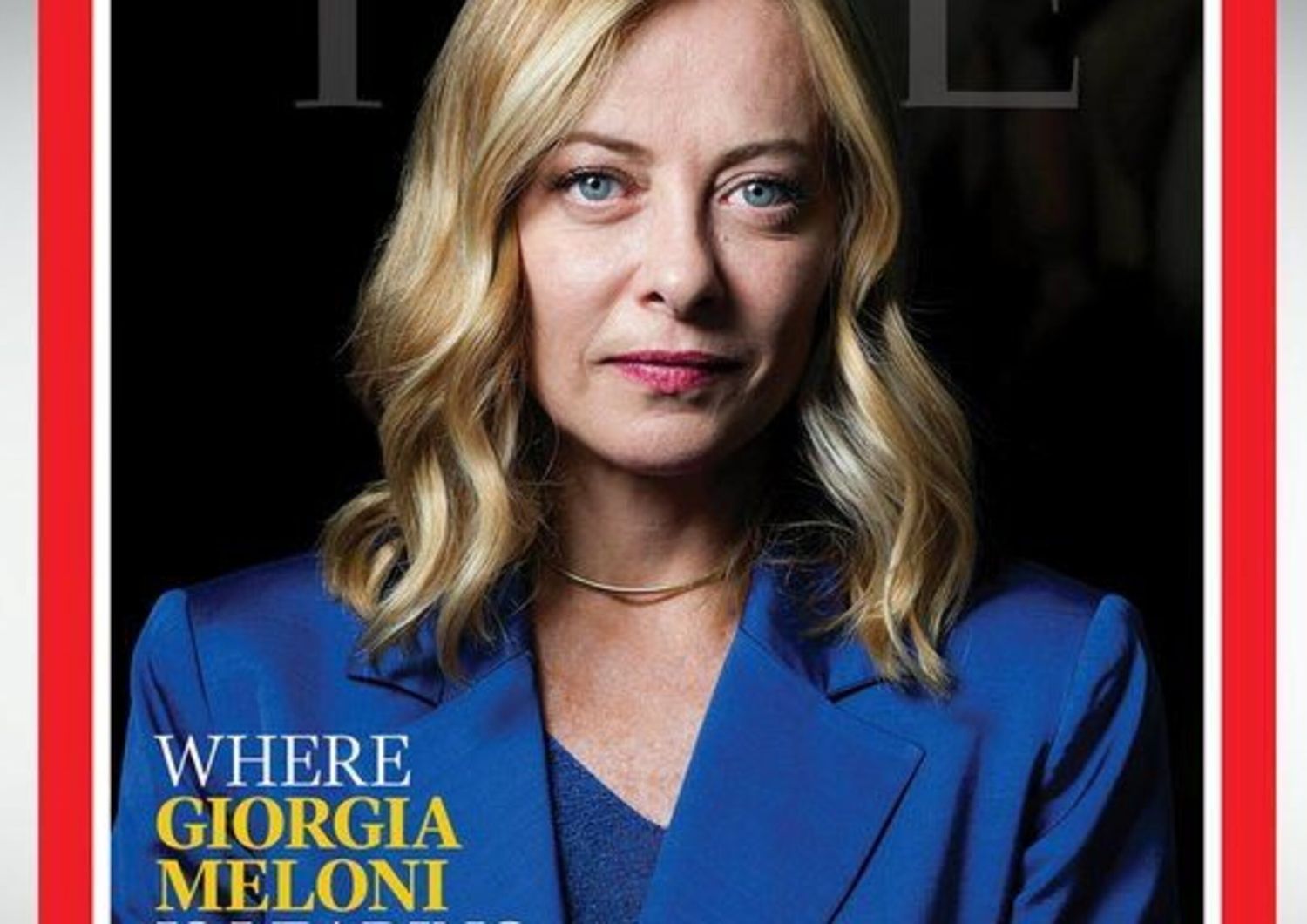 La copertina del Time con Giorgia Meloni