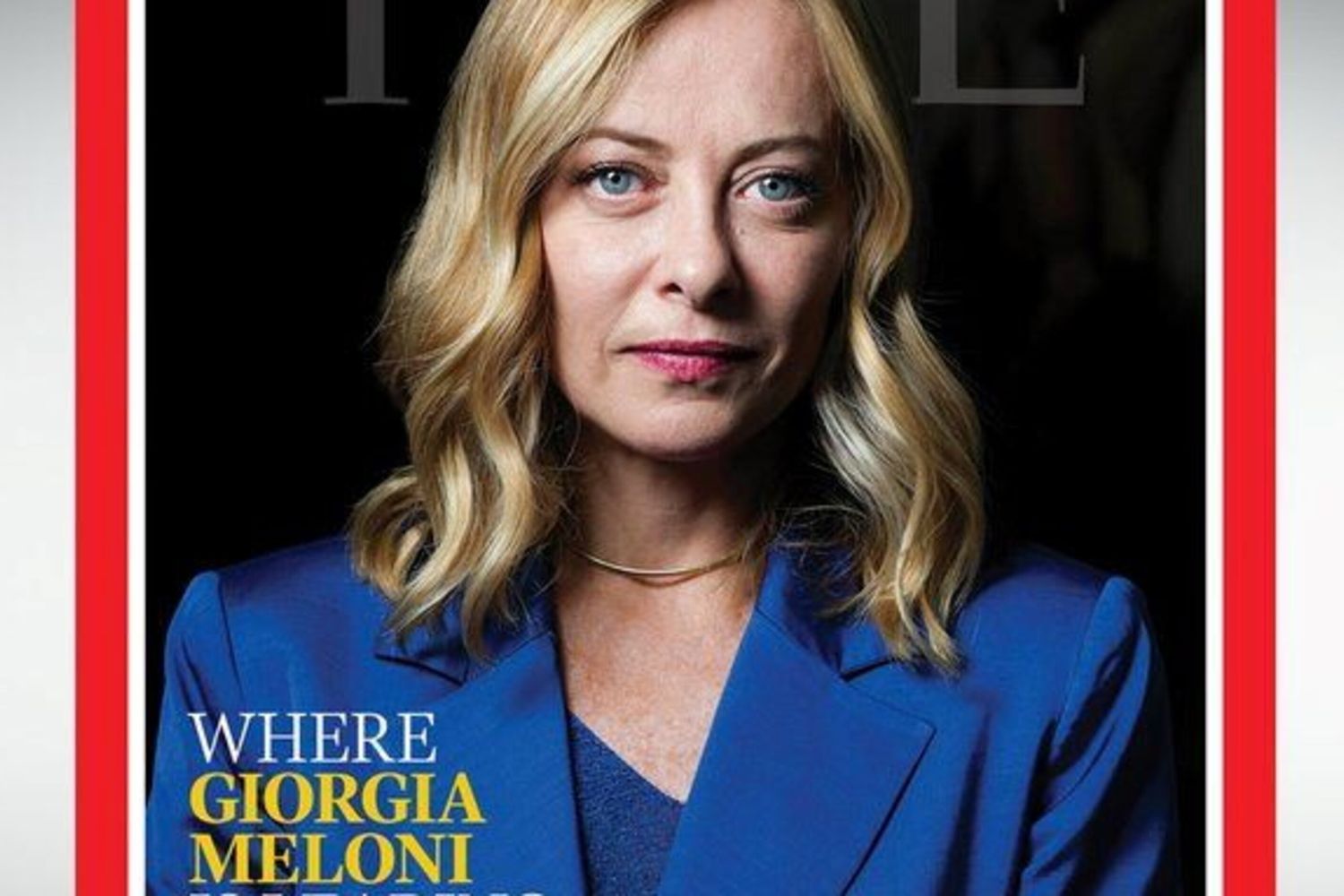 La copertina del Time con Giorgia Meloni