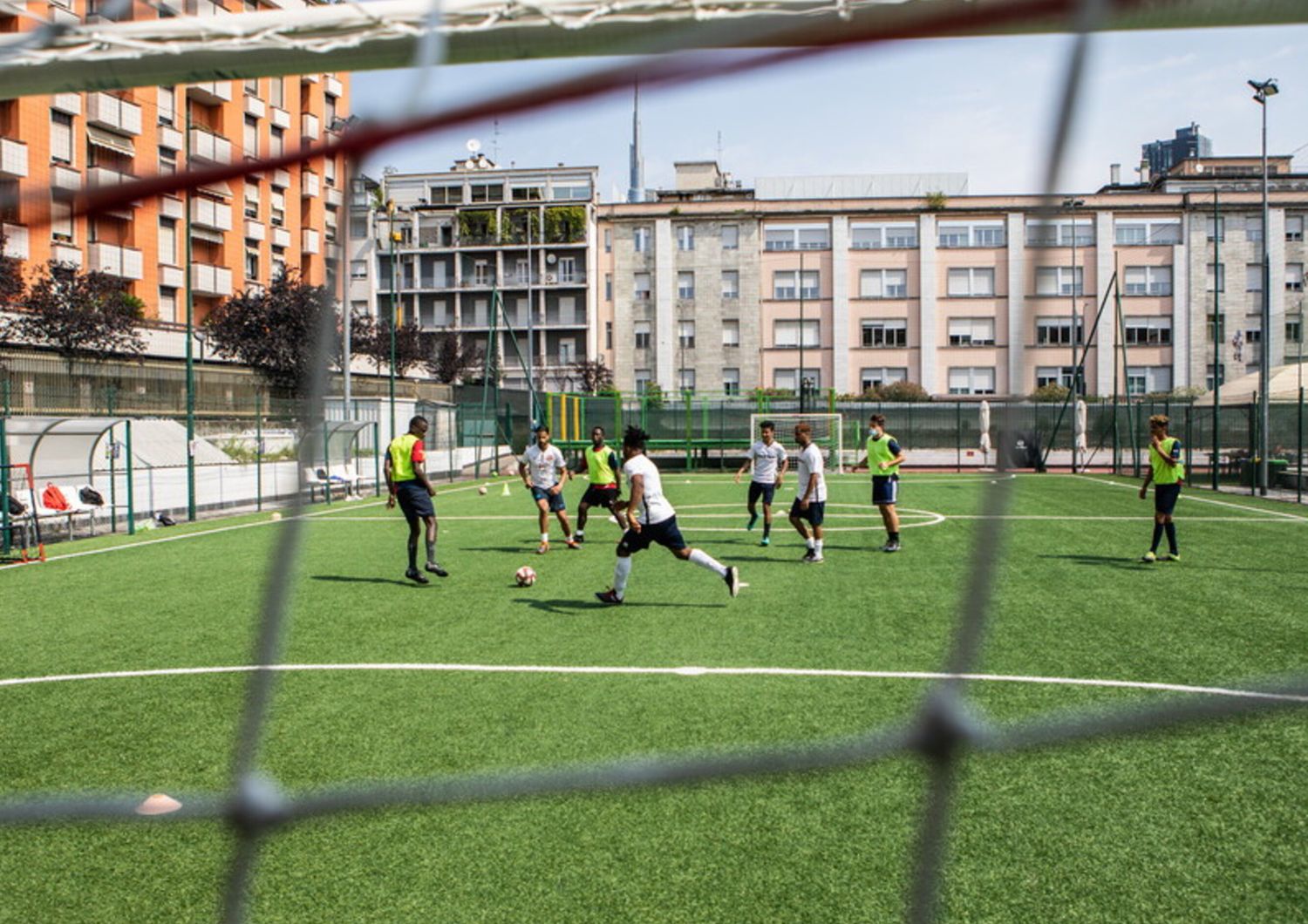 Una partita di calcetto