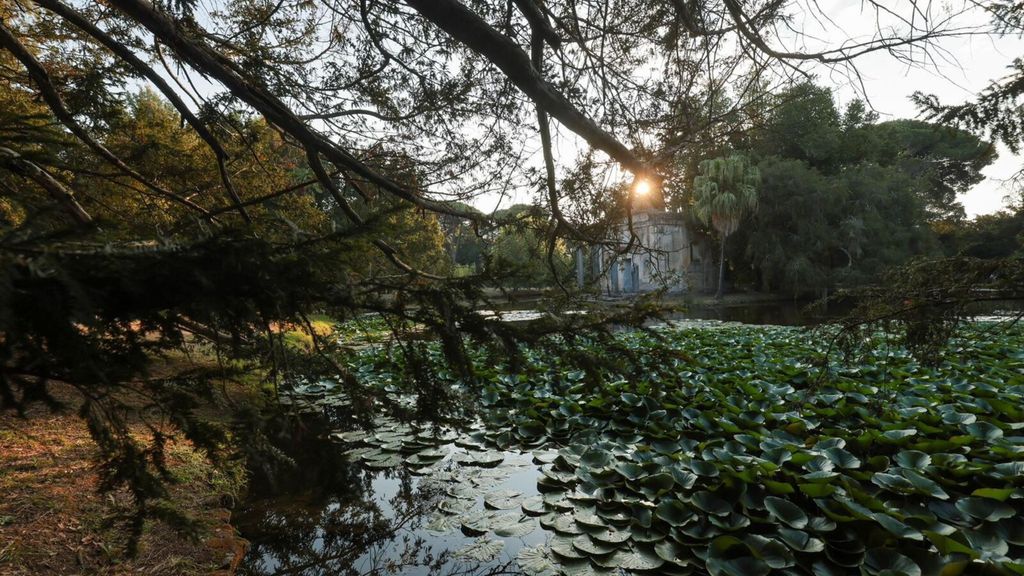 La magia dell'alba nell'incanto della Reggia di Caserta