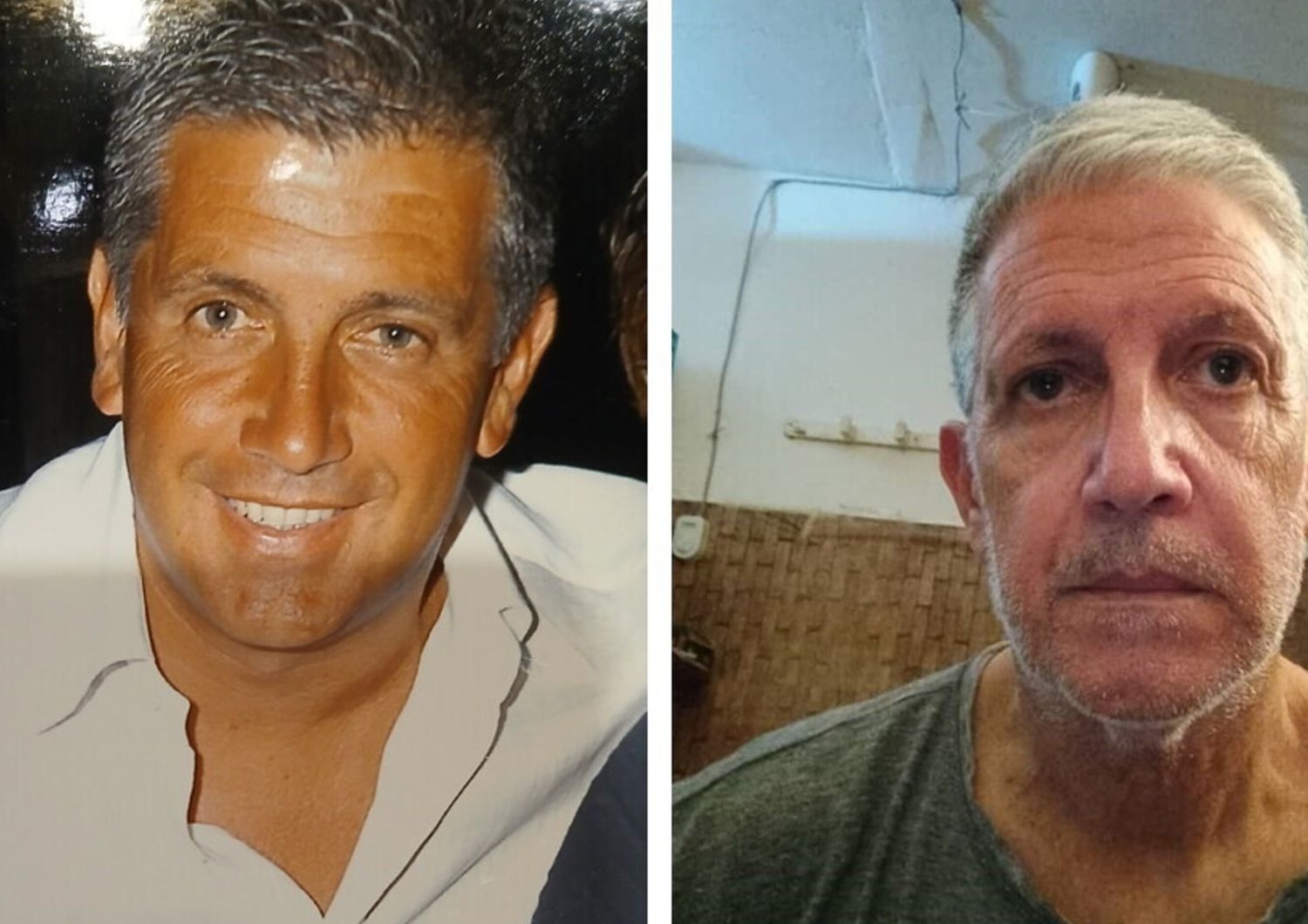 Maurizio Cocco, prima dell'arresto e dopo oltre due anni di detenzione