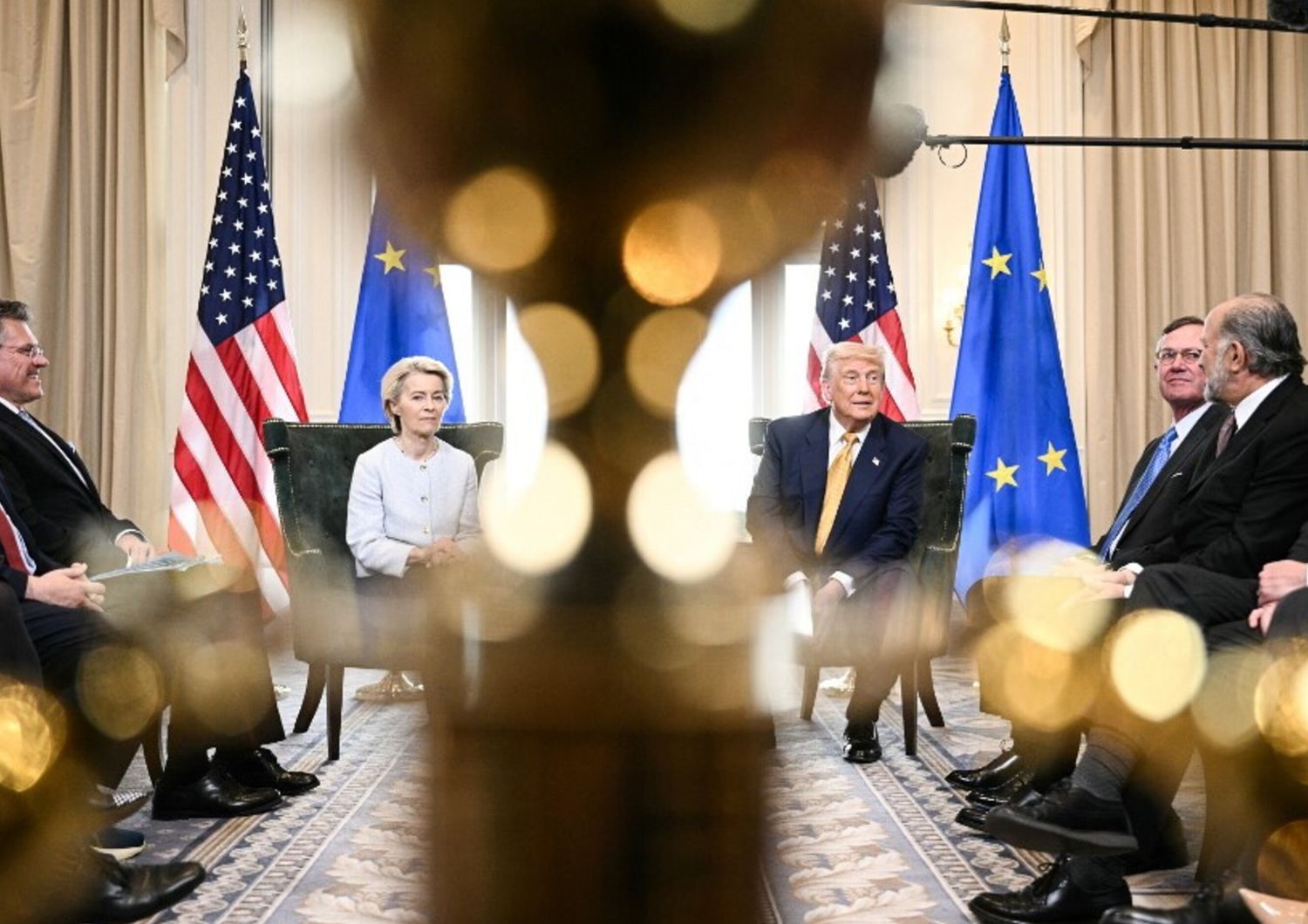 Donald Trump e Ursula von der Leyen