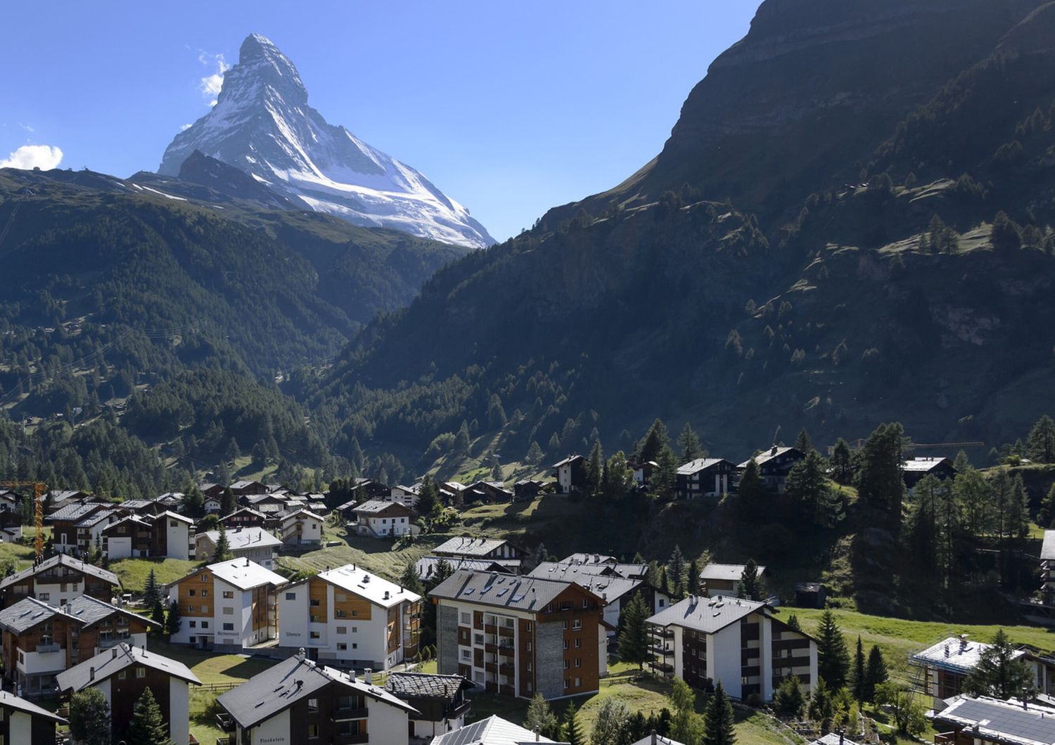 Il Cervino è la "montagna" di Zermatt, emblema della Svizzera, conferisce a Zermatt in ogni stagione il suo cachet unico al mondo (foto Afp)