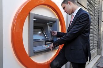 Sportello di una banca