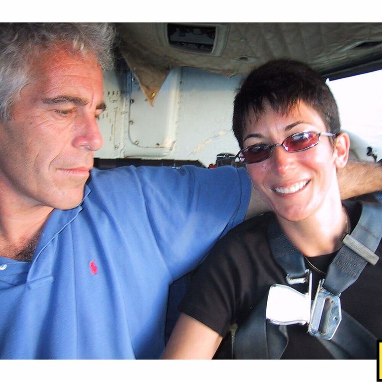 Ghislaine Maxwell con Jeffrey Epstein