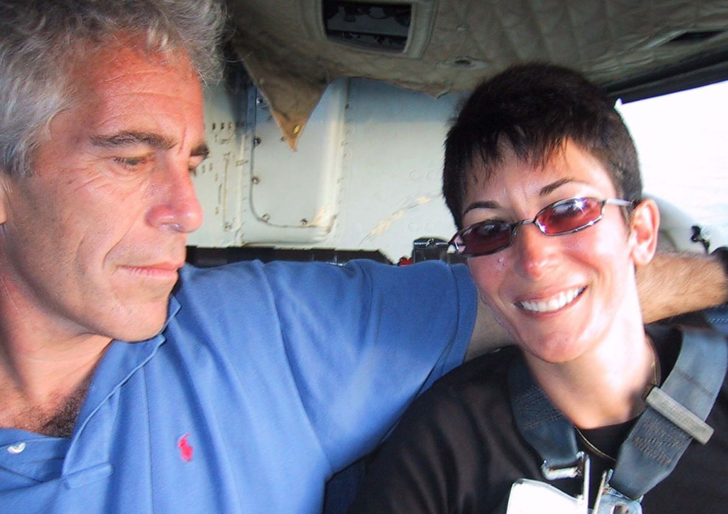 Ghislaine Maxwell con Jeffrey Epstein