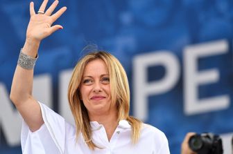 La leader di Fratelli d'Italia, Giorgia Meloni