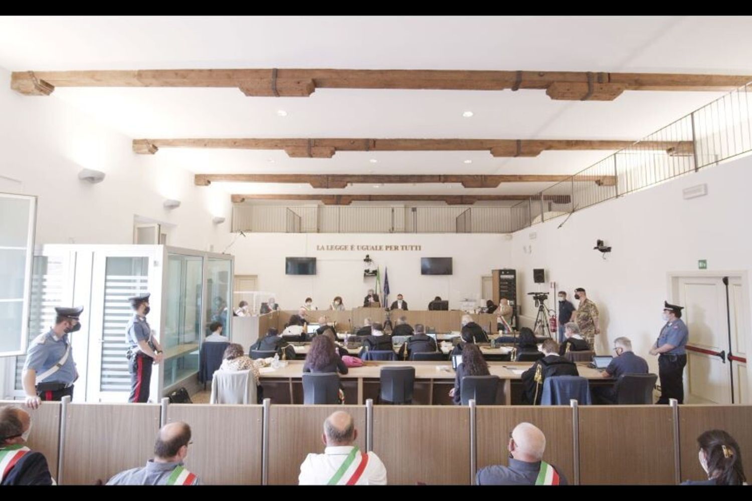 Aula del tribunale strage di Bologna