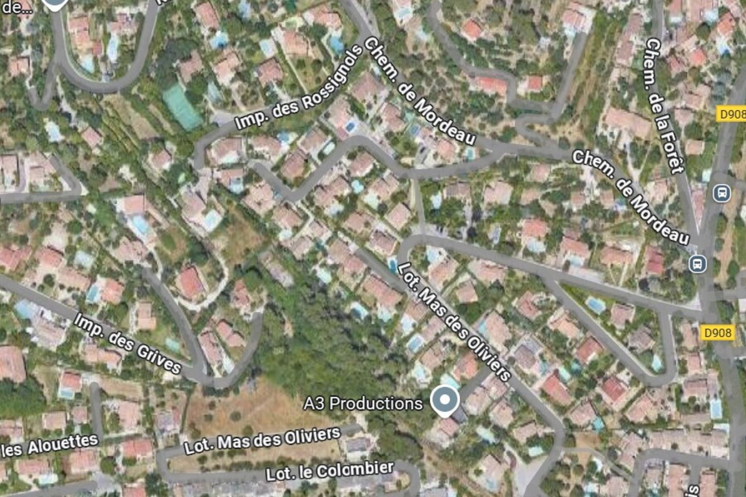 Immagine google piscine nel Sud della Francia