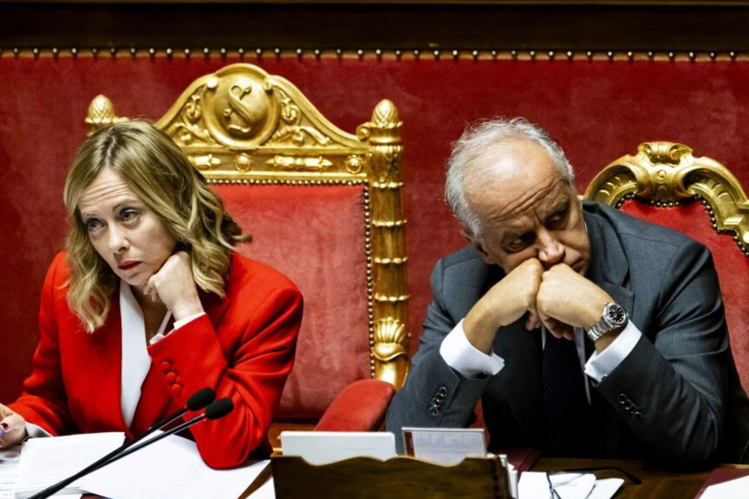 Giorgia Meloni e Matteo Piantedosi