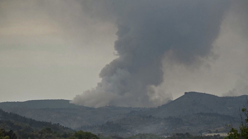 Incendio nel sud della Francia