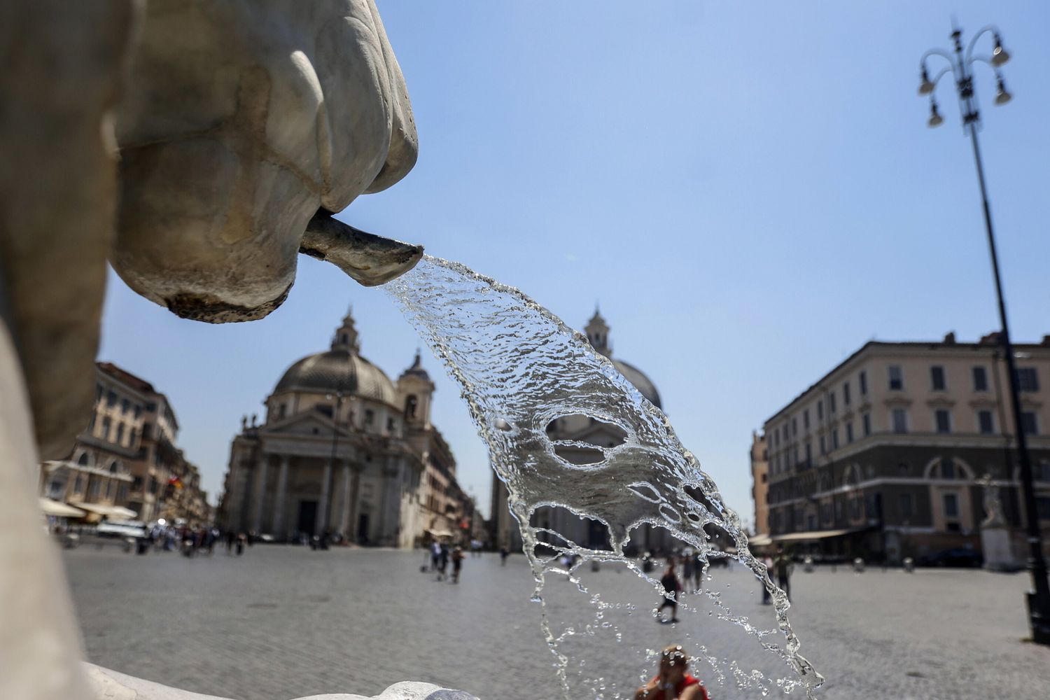 Caldo estivo a Roma