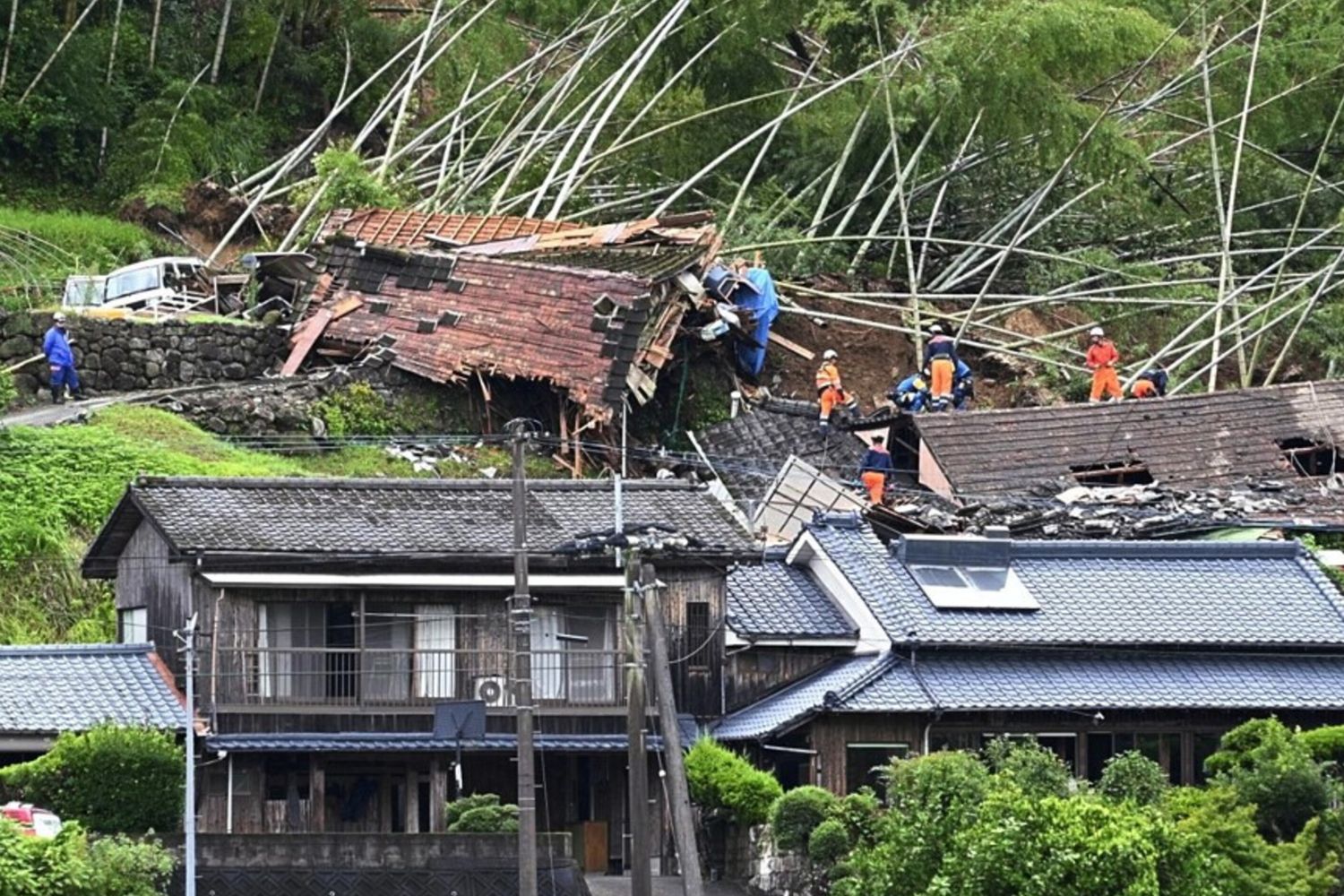 Alluvione a Kagoshima, Giappone