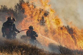 Incendio a Creta