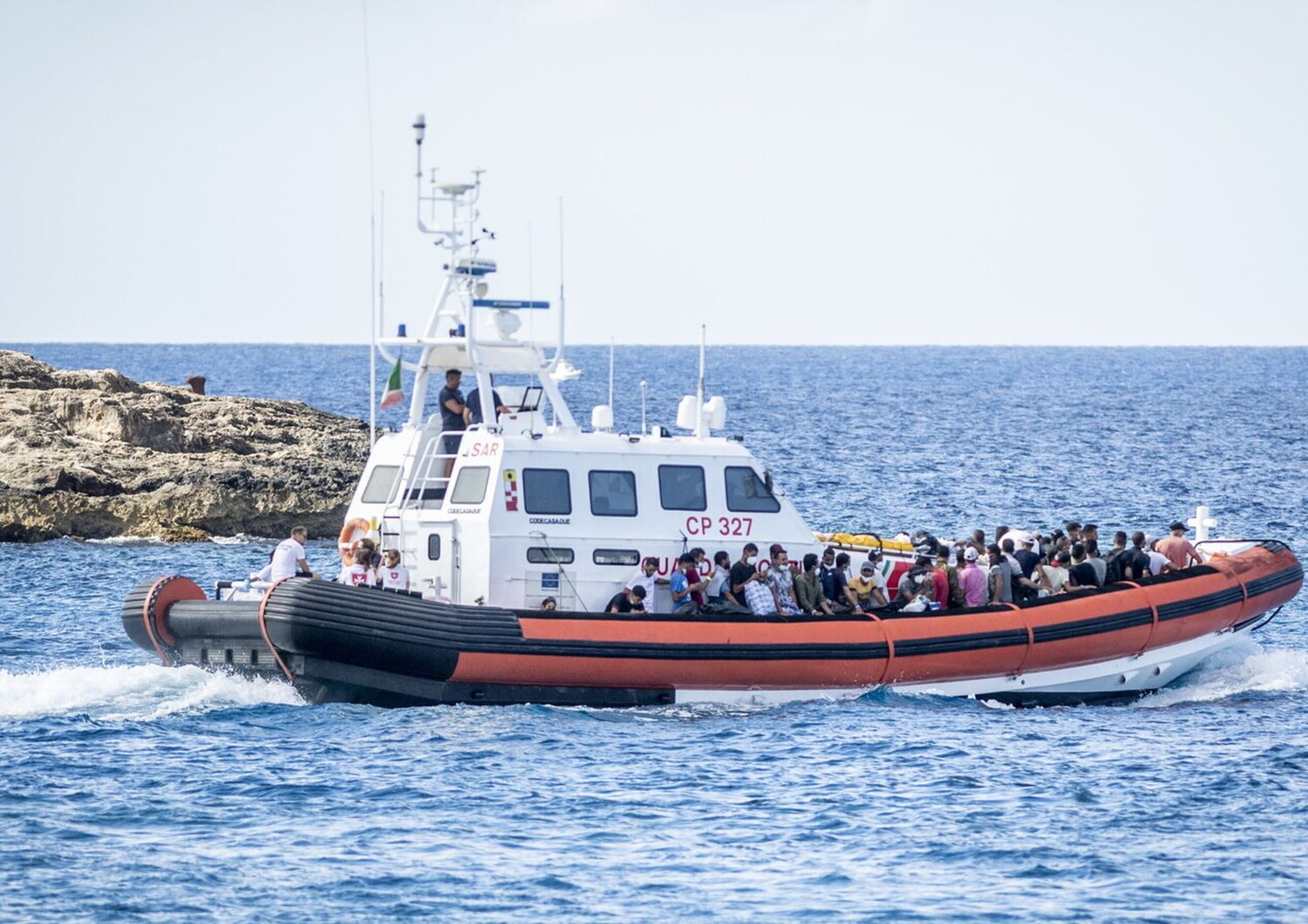 Migranti a Lampedusa