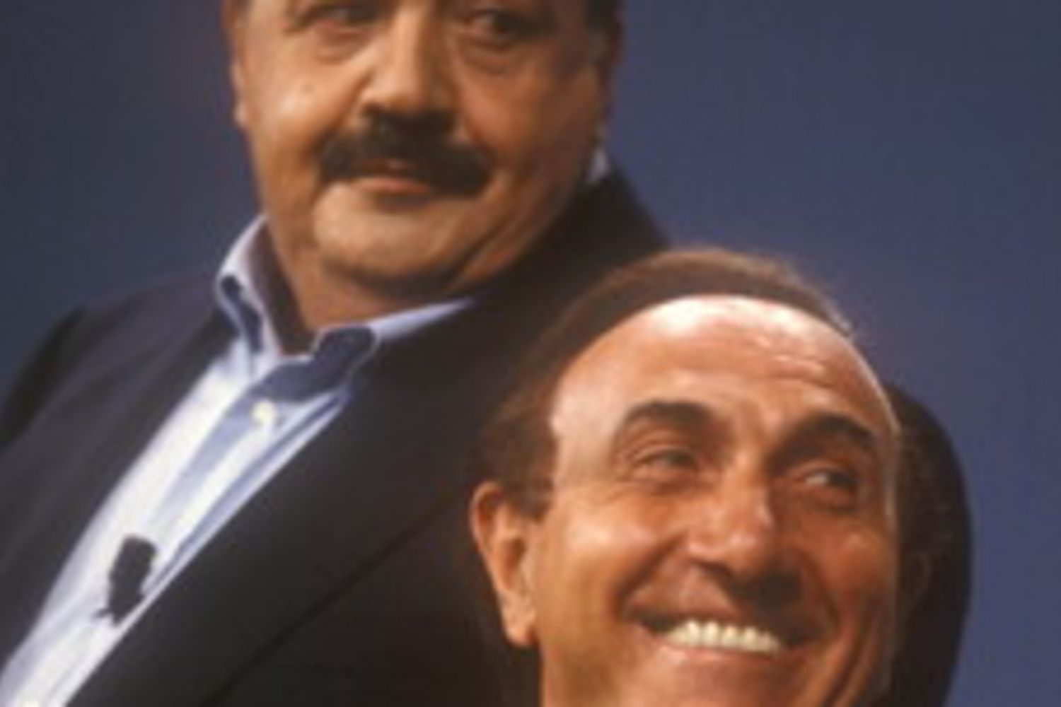 Teatro Parioli. Pippo Baudo e Maurizio Costanzo nel 1991