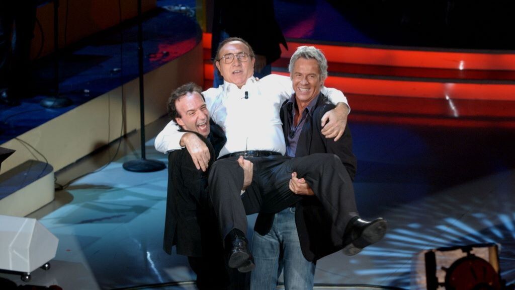 Roberto Benigni, Pippo Baudo e Caludio Baglioni