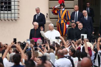 Papa Leone a Castelgandolfo
