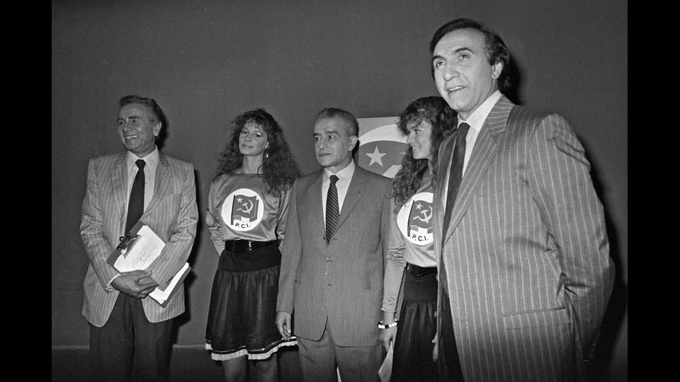 1983, Italia Parla con Enzo Tortora e Ingrao