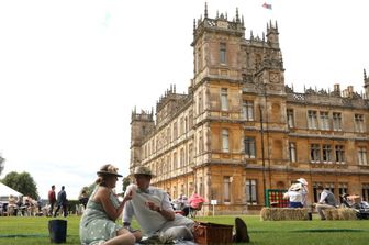 Il set di Downton Abbey