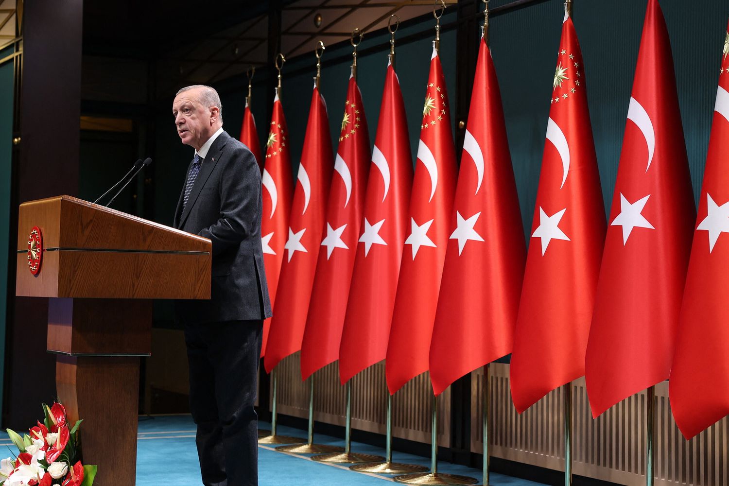 Il presidente della Turchia Erdogan&nbsp;