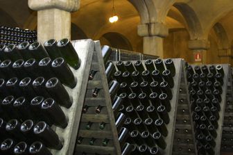 Una cantina di prosecco Franciacorta