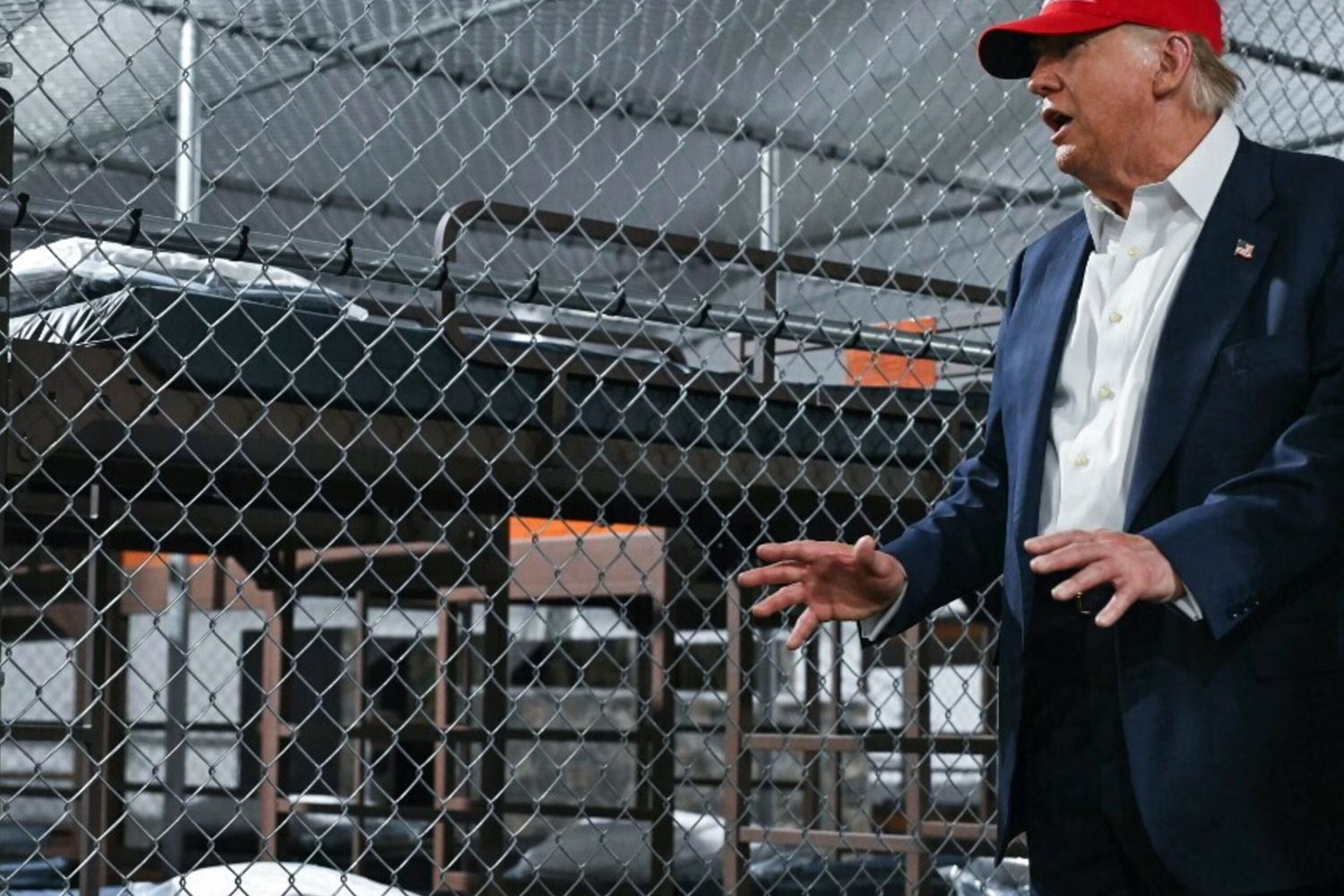 Visita di Donald Trump al centro Alligator Alcatraz