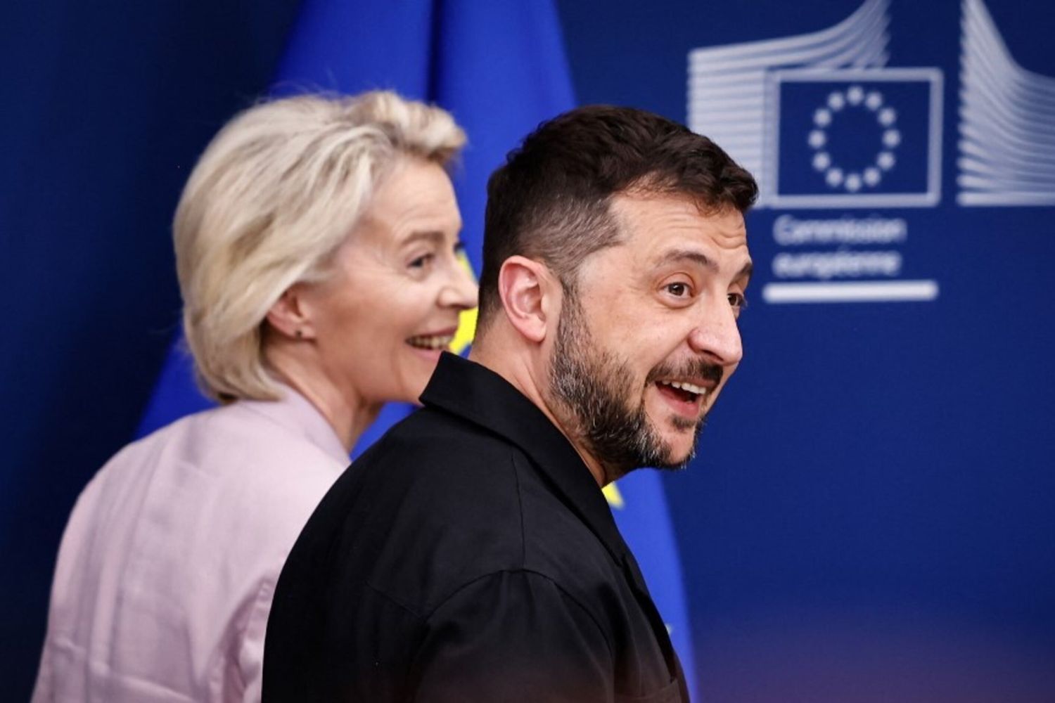 Von der Leyen, Zelensky