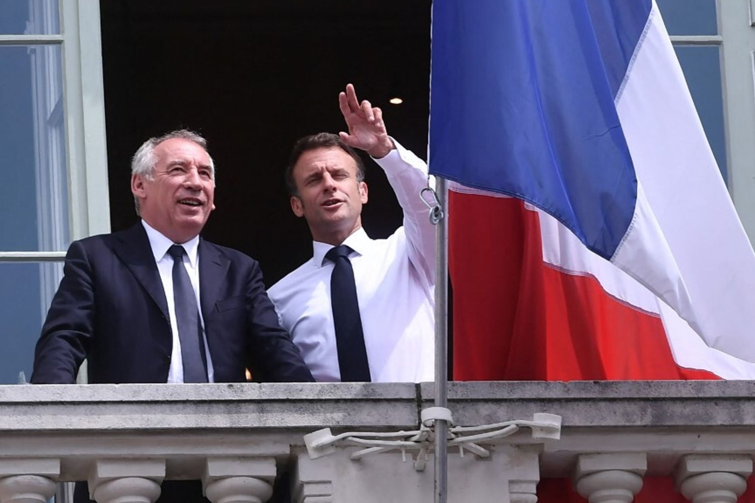 Francois Bayrou e Macron