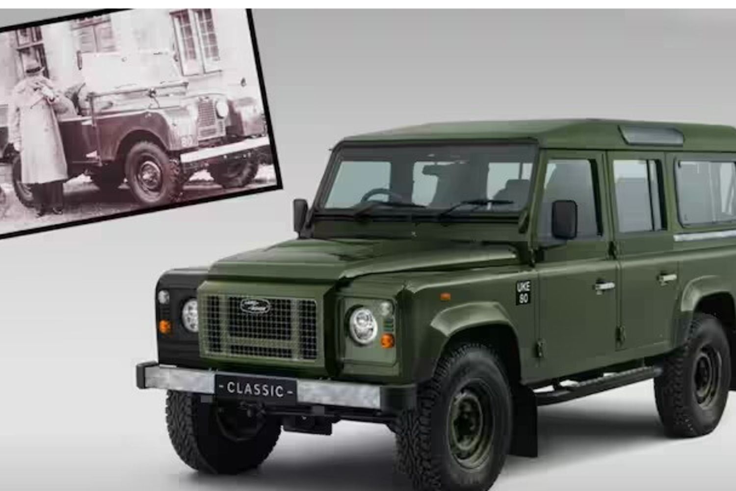 In arrivo la Classic Defender V8 ispirata all'auto di Churchill (ma il prezzo è improponibile)