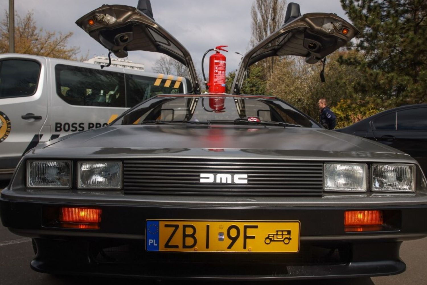 Macchina del film 'Ritorno al futuro"