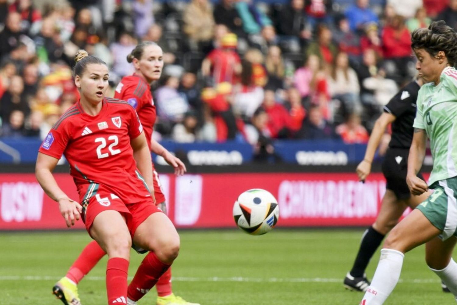 Partita di calcio femminile