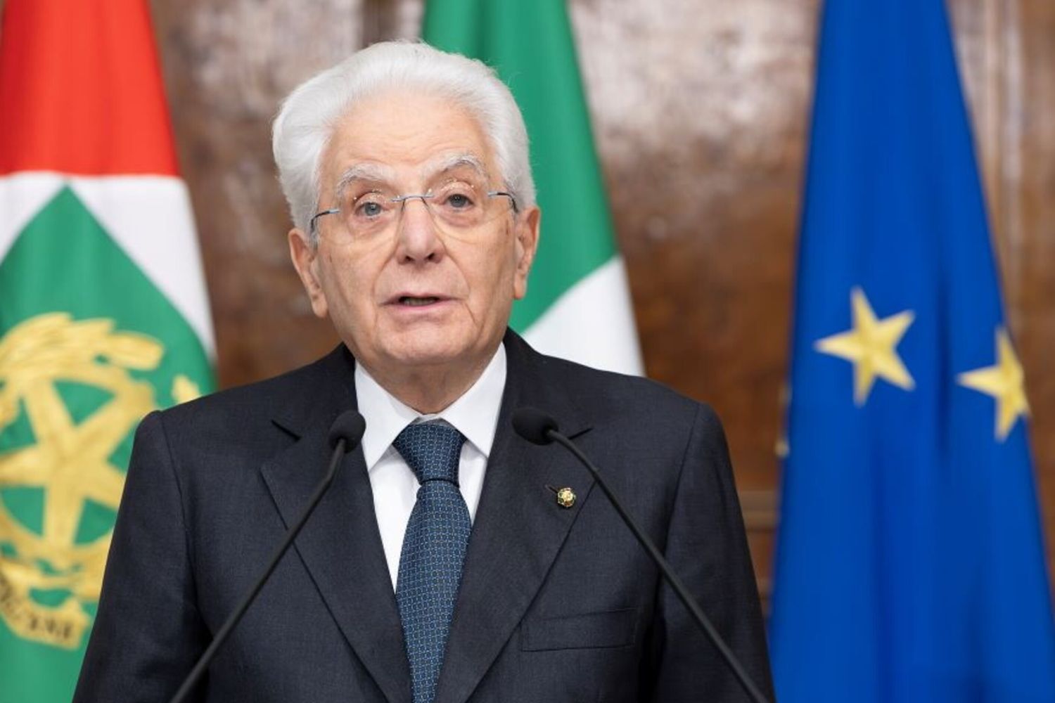 Il presidente Sergio Mattarella