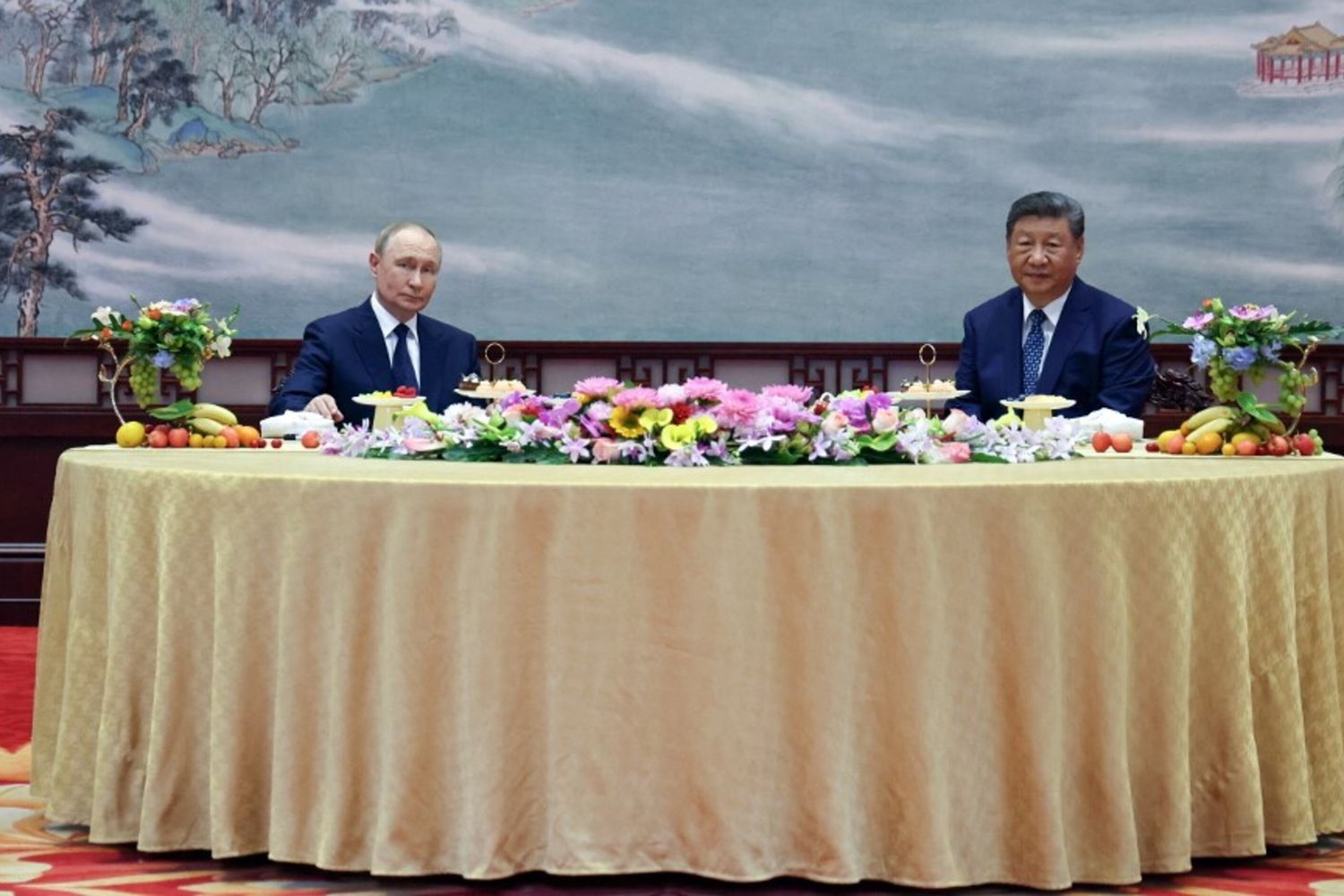 Russia's President Vladimir Putin, China's President Xi Jinping