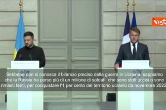 Macron: Russia ha perso un milione di soldati per conquistare l'1 per cento dell'Ucraina