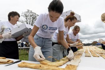 Lo strudel più lungo del mondo a Jaskovo