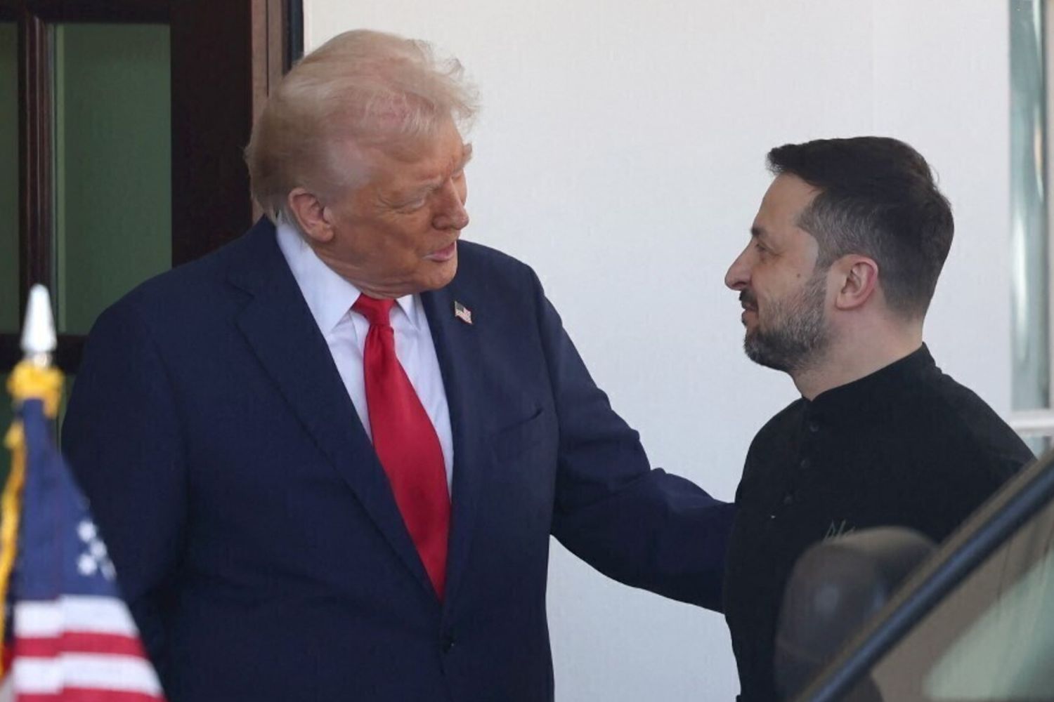 Donald Trump e Volodymyr Zelensky