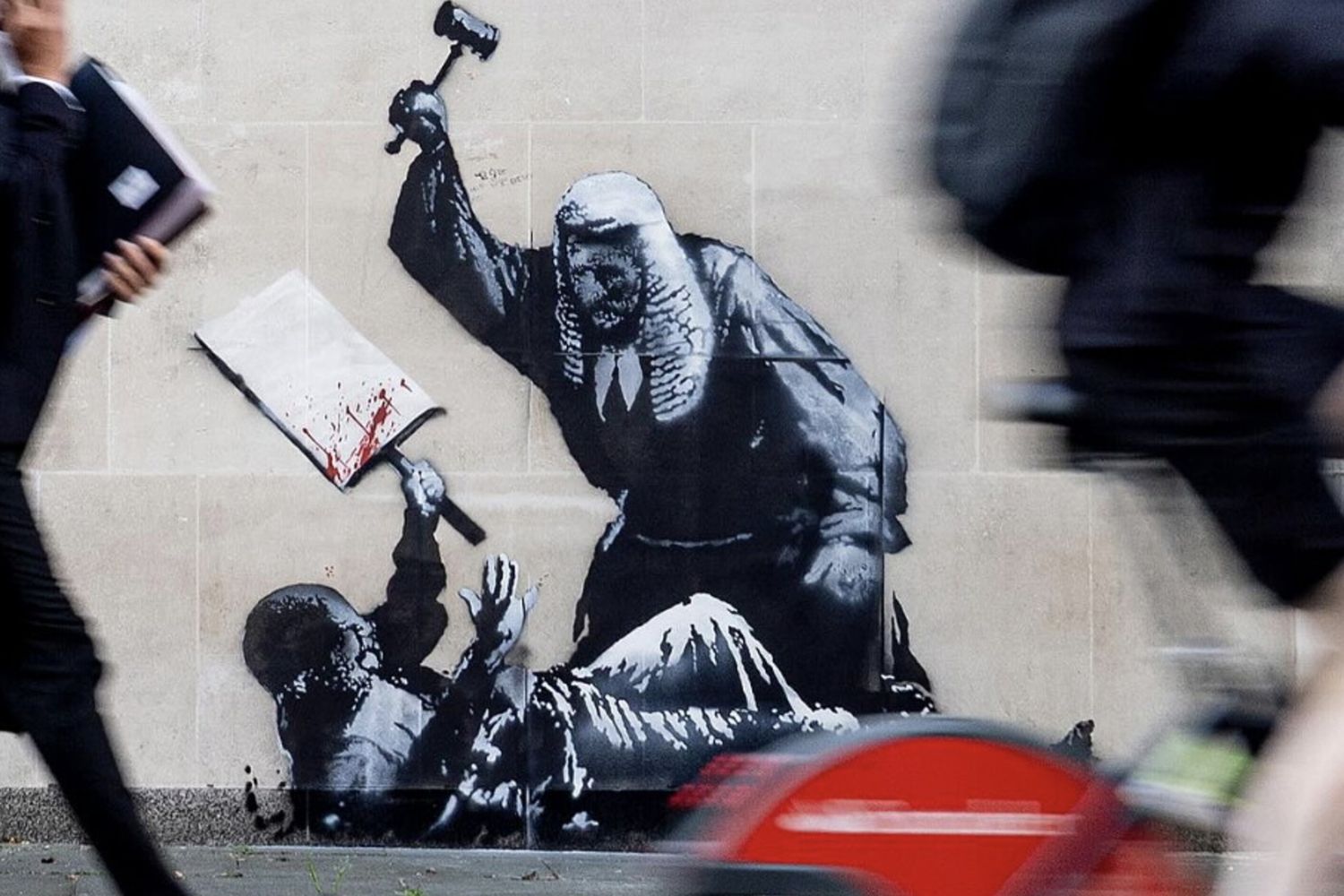 Il nuovo murale di Bansky