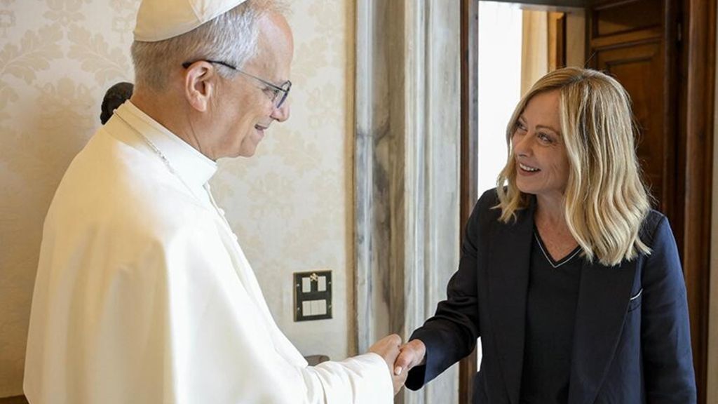 La premier Meloni e Papa Leone