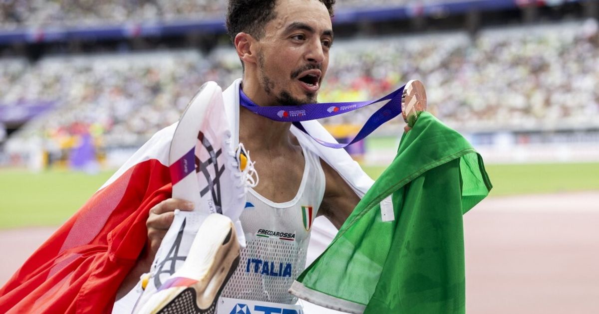 Mondiali di Tokyo, bronzo storico di Iliass Aouani nella maratona